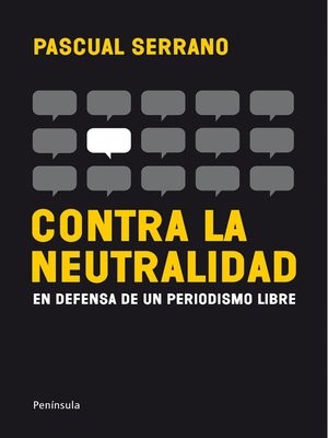 cover image of Contra la neutralidad